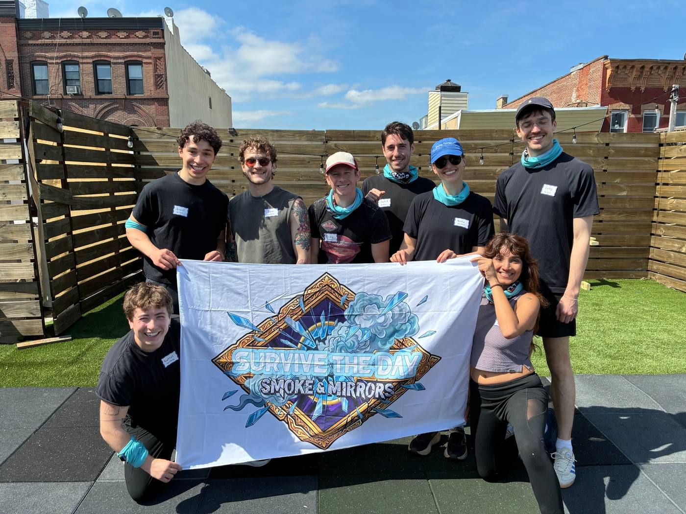 Season flag reveal at Survive The Day