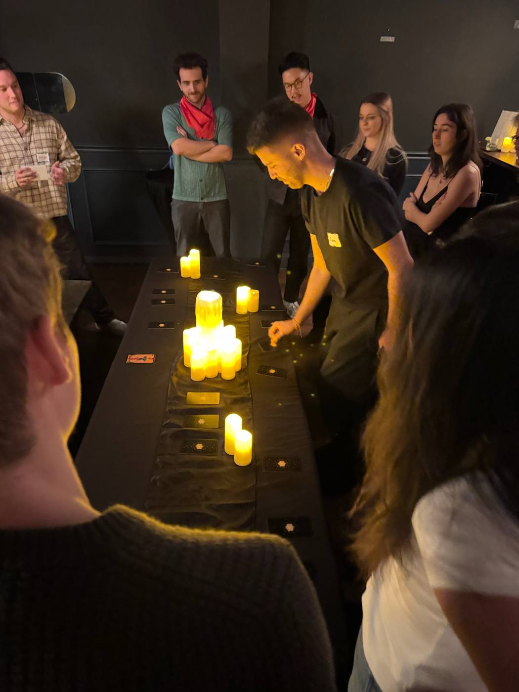 The candlelit challenge table